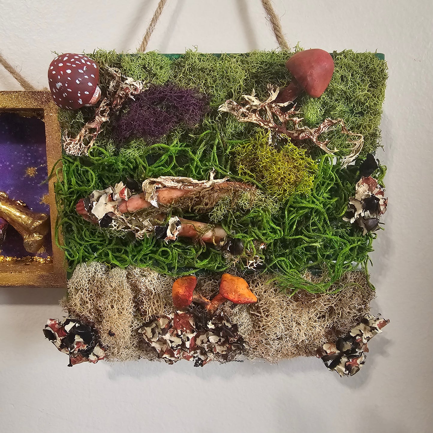 Last of Us inspired Moss Mushroom Barbie Sign