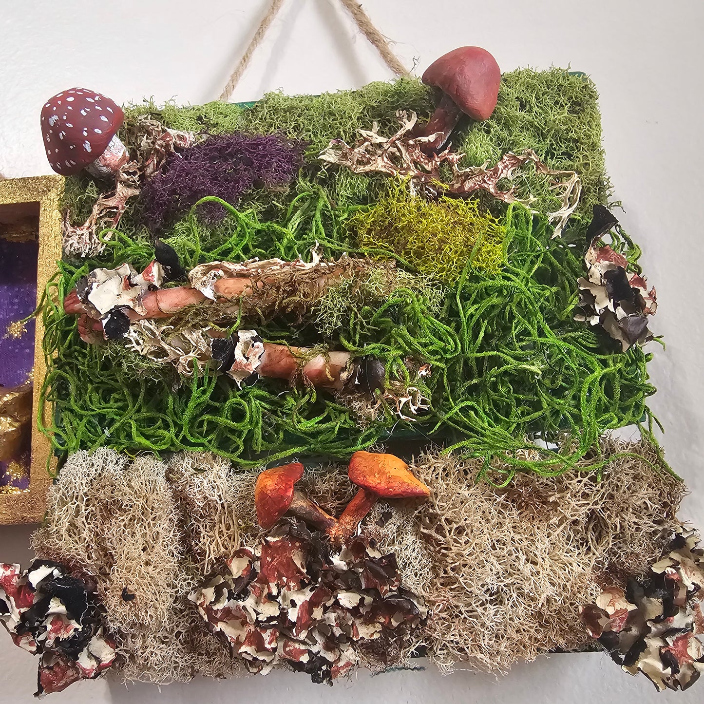 Last of Us inspired Moss Mushroom Barbie Sign